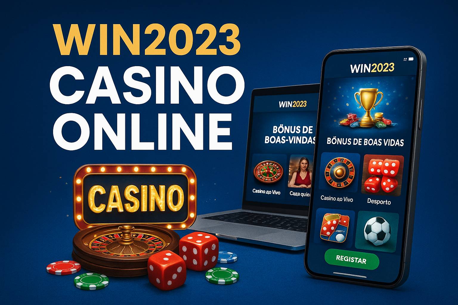 Apostas esportivas no cassino online WIN2023